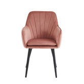 Melissa Eetkamerstoel - Roze Velvet